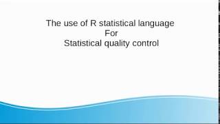 Install R Qcc