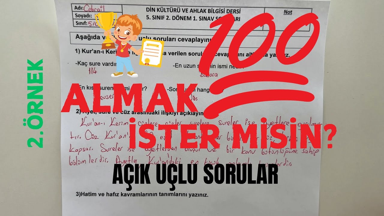5. Sınıf Din Kültürü 2. Dönem 1. Yazılı (2)