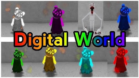 How to get "Digital World" Badge & 8 Morphs in Piggy RP:Infection | Roblox