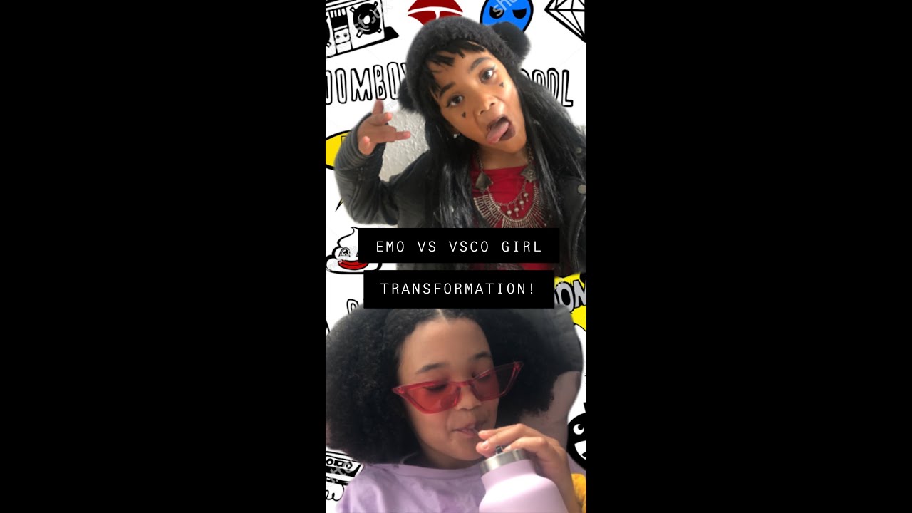 EMO VS VSCO GIRL TRANSFORMATION 😱😈🦋 YouTube