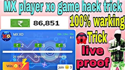 MX Player MX XO game hack trick || #Technicalwtr || MX player new game hack trick