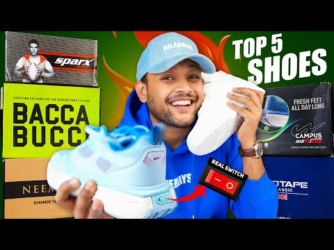 TOP 5 Best Shoes Under ₹1000 🔥 Best Sneakers Under ₹2000 Redtape, Campus Amazon Haul 