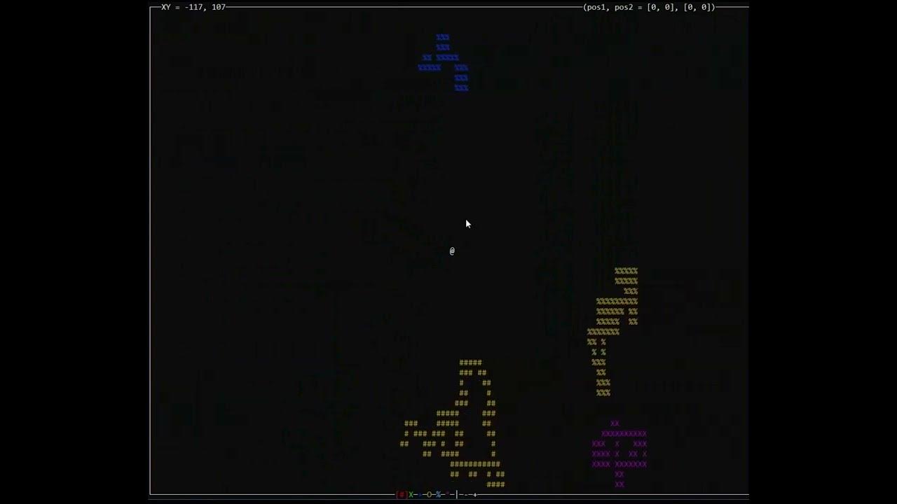 AsciiGame in python - YouTube