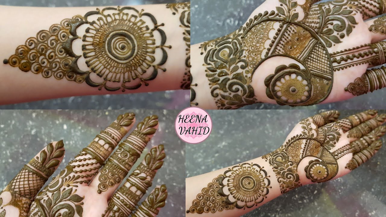 HV creation of henna design #46 | Simple Easy Mehndi Design For Hands ...