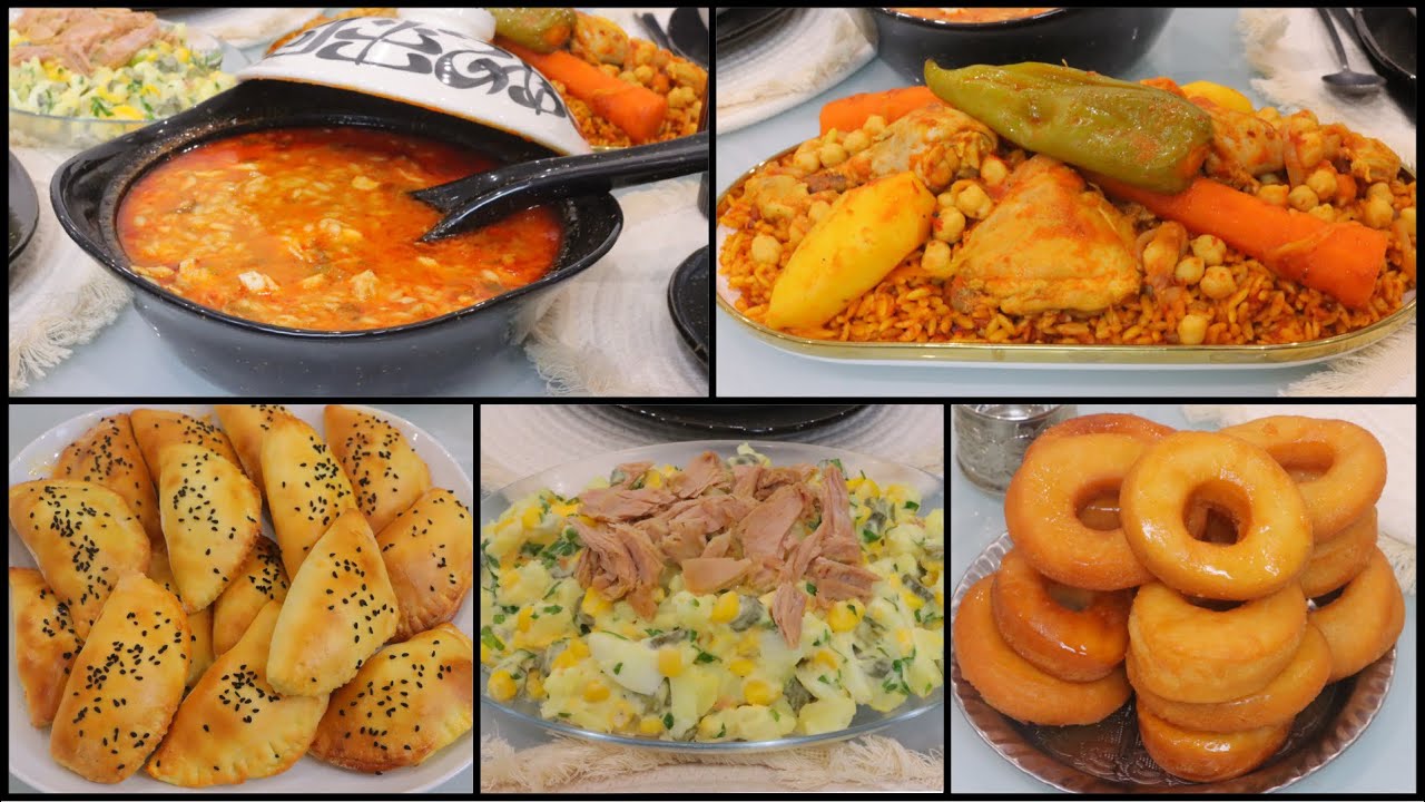 دبارة رمضان 🌙 ميني سوفلي بالتن،شربة مفورة بالدجاج،شربة لسان عصفور بالحوت،سلاطة بطاطا،يويو مع الشحور