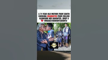 Read and Leave a ❤️ 71-Year-Old Mother Graduates College with Her Daughter #viral