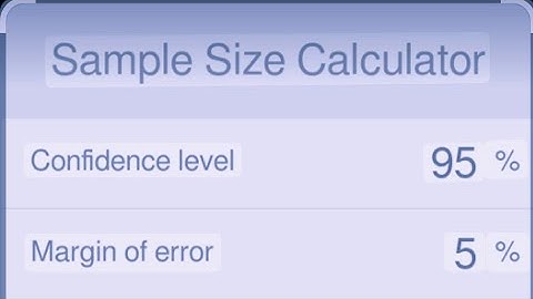 Research series 3. Sample Size Calculation