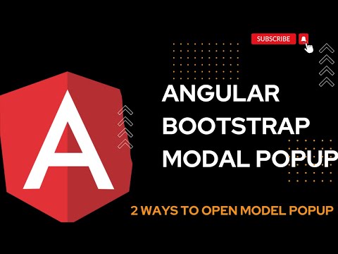 Angular Modal Popup Using Bootstrap | Angular Tutorial | Angular Tutorial For Beginners | Bootstrap