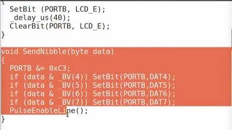 Interfacing LCD through AVR-GCC programming - Assamese