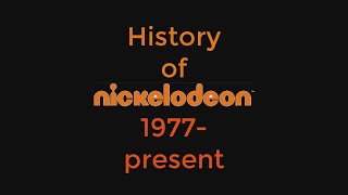 History of Nickelodeon 1977 2024