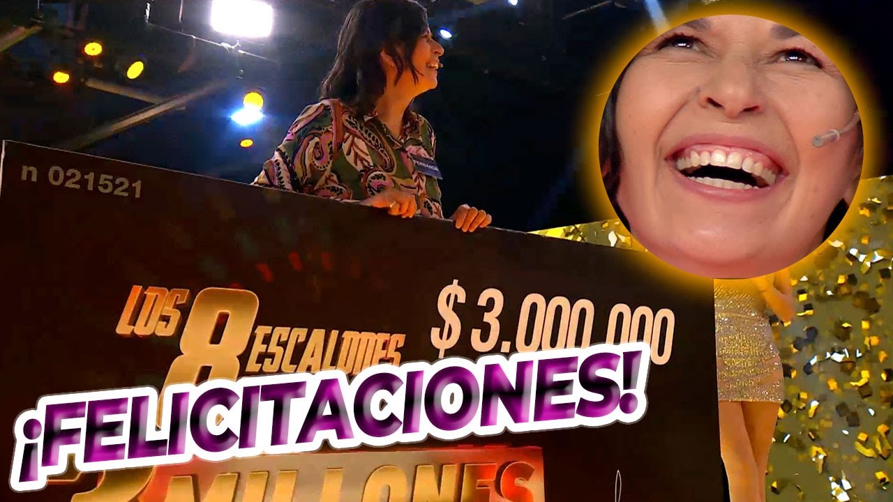 ¡MUY BIEN! Fernanda hizo un gran recorrido y es la nueva ganadora de los 3 millones de pesos
