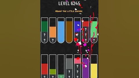 Water sort puzzle level 6245