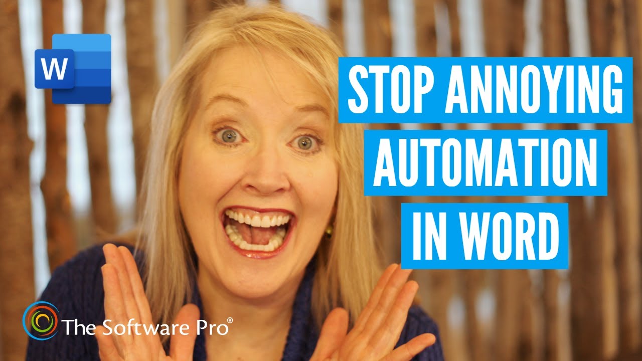 Microsoft Word How To Stop Annoying Automation How To Turn Off Automatic Changes In Microsoft Word Youtube