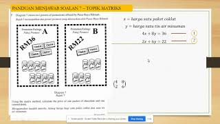 KERTAS 2 MATEMATIK SPM JUN 2017 SOALAN 7 part 1