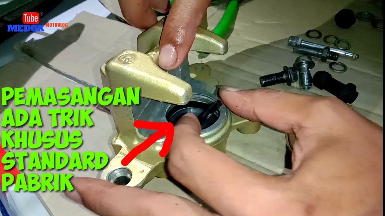 Cara rakit rem belakang vixion dari awal sampai selesai