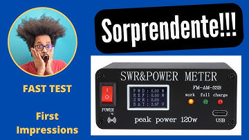 First impressions of the SWR & POWER METER - PEAK POWER 120W