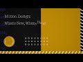 TT EPISODE: Motion Design: What's New, What's Next