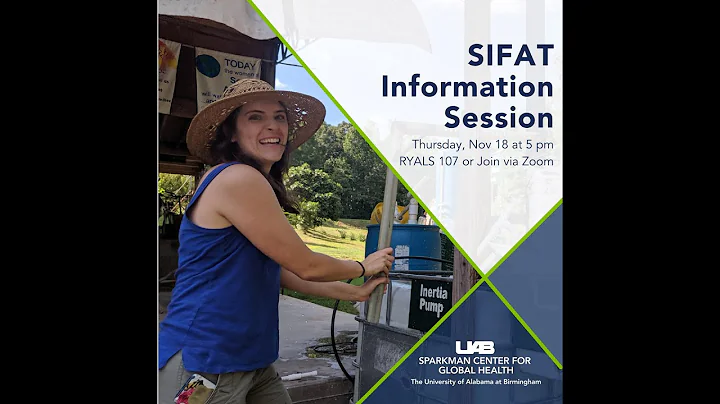 SIFAT Information Session with Dr. Meredith Gartin