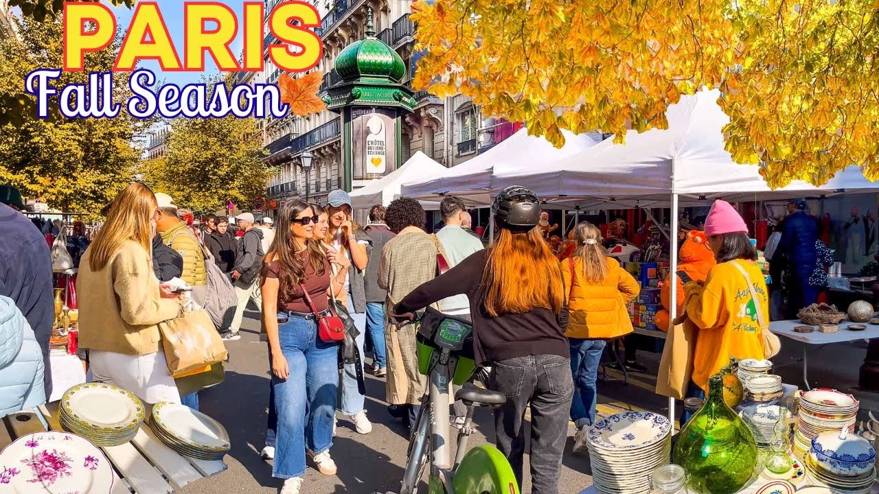 Paris, France 🇫🇷 – 4K HDR PARIS FALL SEASON 🍁 | 15 October 2025 | Cinematic Version Paris Walk