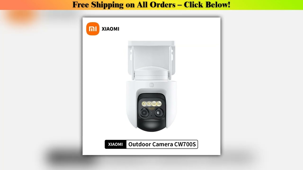 NEW Xiaomi Outdoor Camera CW700S 2.5K CCTV Full-Color Night Vision WiFi 4 Million Pixel IP66 Smart