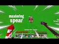 I masterd spear in MCPE (mobile)