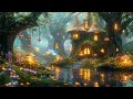 Fairy tale house in the magic forest  magical forest music  ambient sounds help you relax sleep