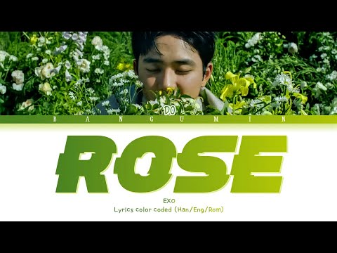 D.O (디오) - "ROSE" LYRICS COLOR CODED (HAN/ENG/ROM)