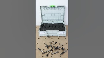 Perfectly protected and clearly stored Festool cutters
