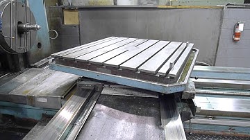 TOS W100A TABLE TYPE HORIZONTAL BORING MILL - VIDEO #2