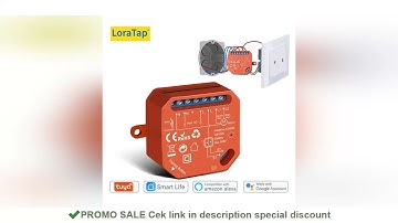 LoraTap Zigbee Curtain Switch Module for Roller Shutter Blind Motor DIY Tuya Smart Home by Google As