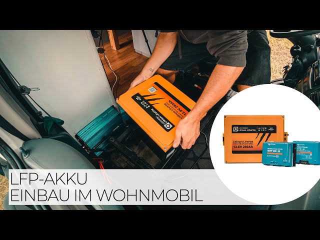 Untersitz LiFePo4 Lithium Batterie für Wohnmobile