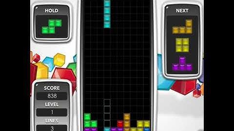tetris 10 lines in (aprox:22 seconds)