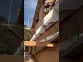 Cedar False Tails Installation Process! #falsetails #cedar #construction #raftertails