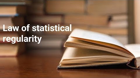 Law of statistical regularity