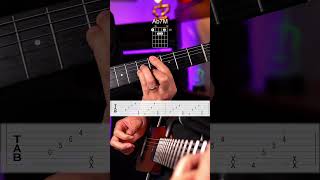 Unusual guitar chords tutorial.  #guitar #guitartutorial #guitarist #guitarchords #guitarlesson