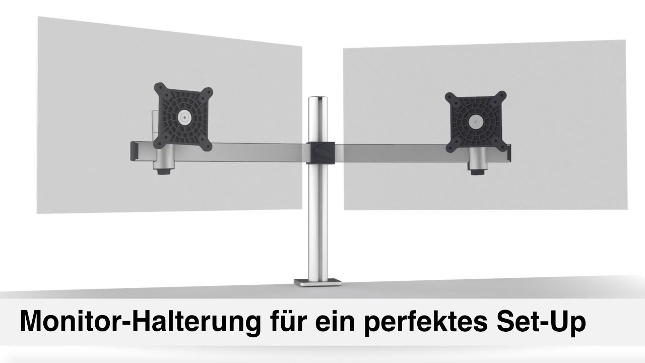 DURABLE 2-fach Monitor-Halterung für den Schreibtisch