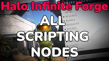 Halo Infinite Forge ALL node graph nodes