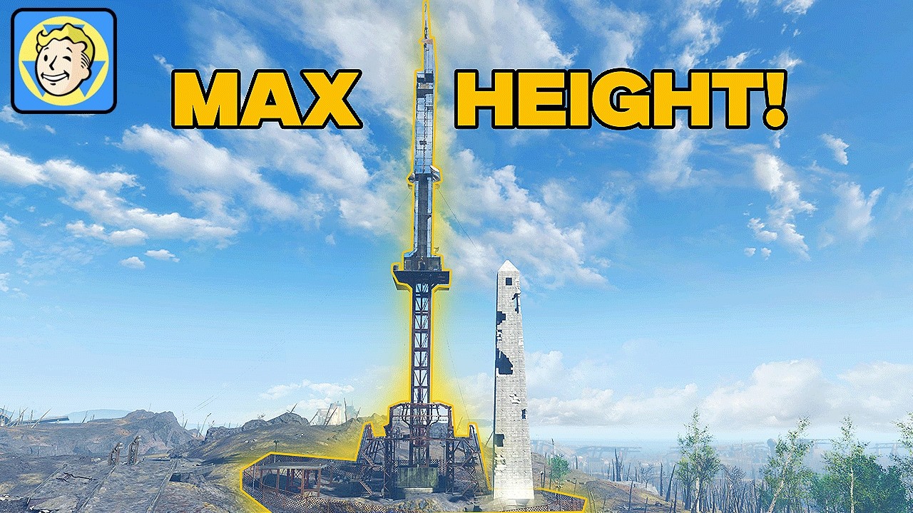 Fallout Structures The Fallout 4 Sky Tower: My Tallest Build Yet - YouTube