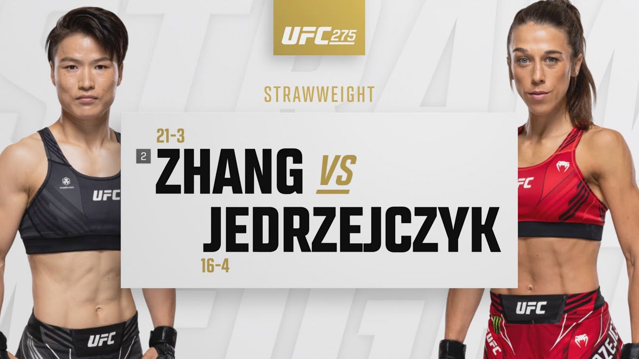 ufc 275 zhang weili full fight