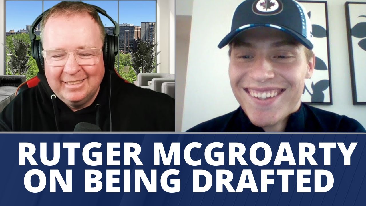Rutger McGroarty on being selected 14th overall by the Winnipeg Jets at