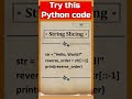 6  try this python code  python for beginners  interview questions for freshers  python coding