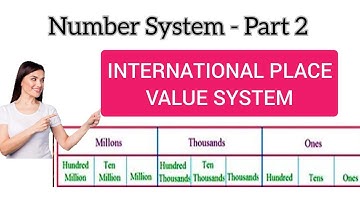 International Place Value System - Class 4 and Class 5 @smartstudytechniques7439 @easymaths