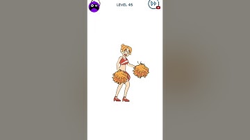 draw puzzle 4 level 45 gameplay walkthrough | All levels | android, iOS mobile | new update #short