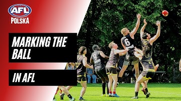 Marking the ball in AFL