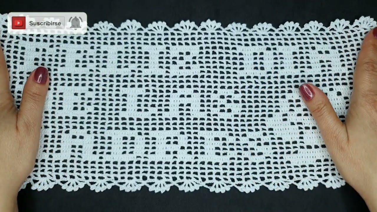 FELIZ DIA DE LAS MADRES | Centro de Mesa en Crochet Filet | Carpeta  Paso a Paso| Parte 1