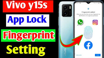 Vivo y15s app lock fingerprint setting | Vivo y15s mobile me app me fingerprint lock kaise lagaye