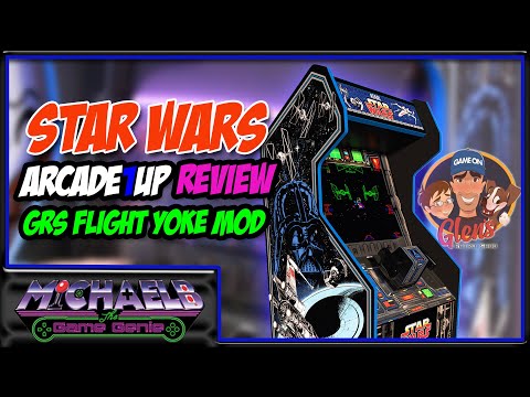 Star Wars Arcade1Up Review & GRS Flight Yoke Mod | MichaelBtheGameGenie from MichaelBtheGameGenie