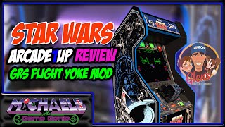 Star Wars Arcade1Up Review & GRS Flight Yoke Mod | MichaelBtheGameGenie