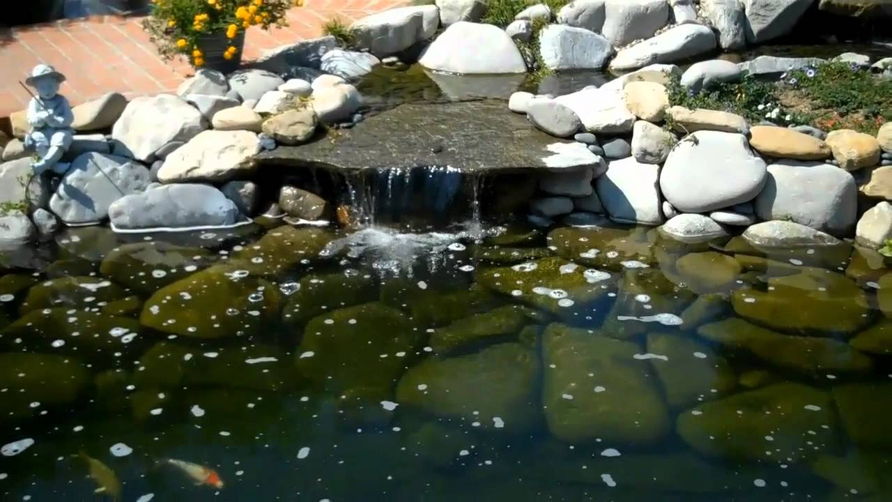 Upgraded Aquascape pond YouTube