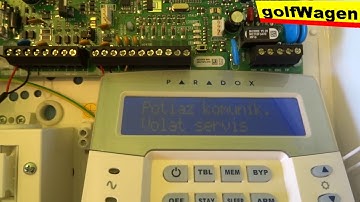 How to reset to default MG5050 paradox  alarm system,